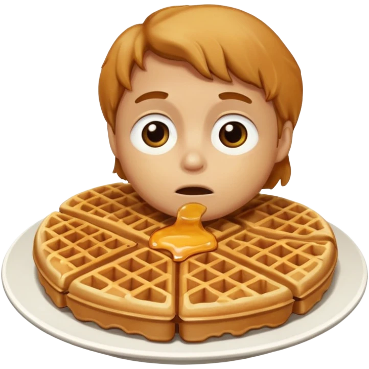 Wojak with waffles emoji