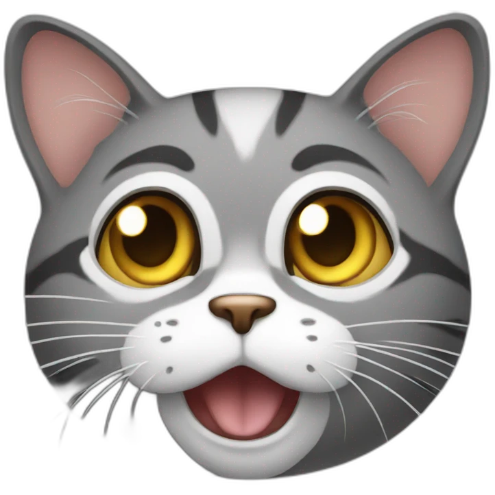 shocked cat emoji
