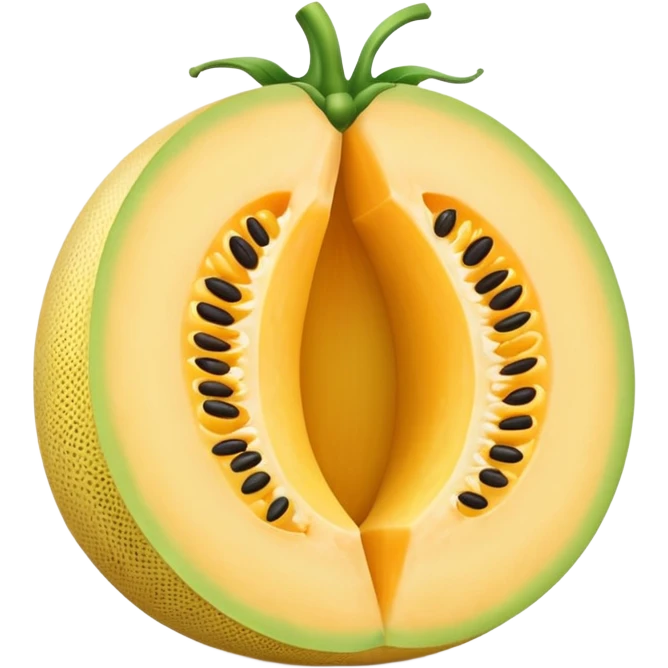 yellow melon uncut emoji