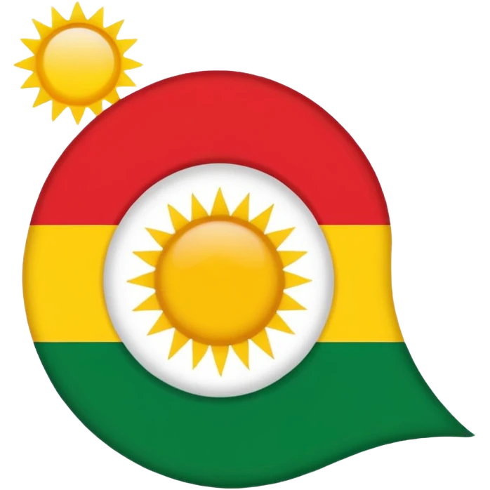 Kurdish flag emoji