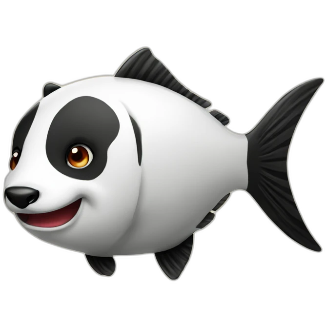 Panda poker fish emoji