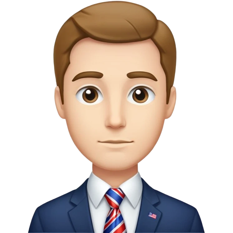 tie man patriot liberal emoji