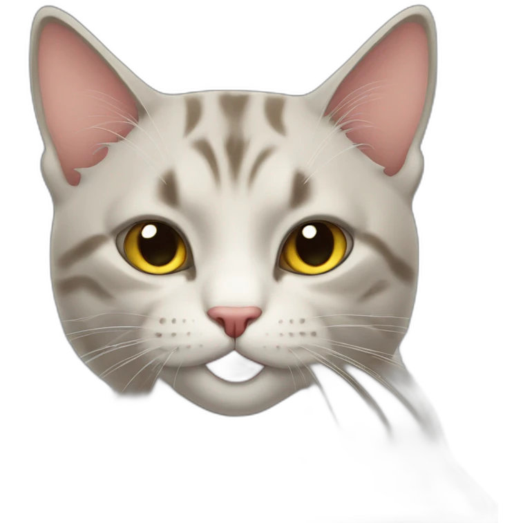 Cat listen music emoji