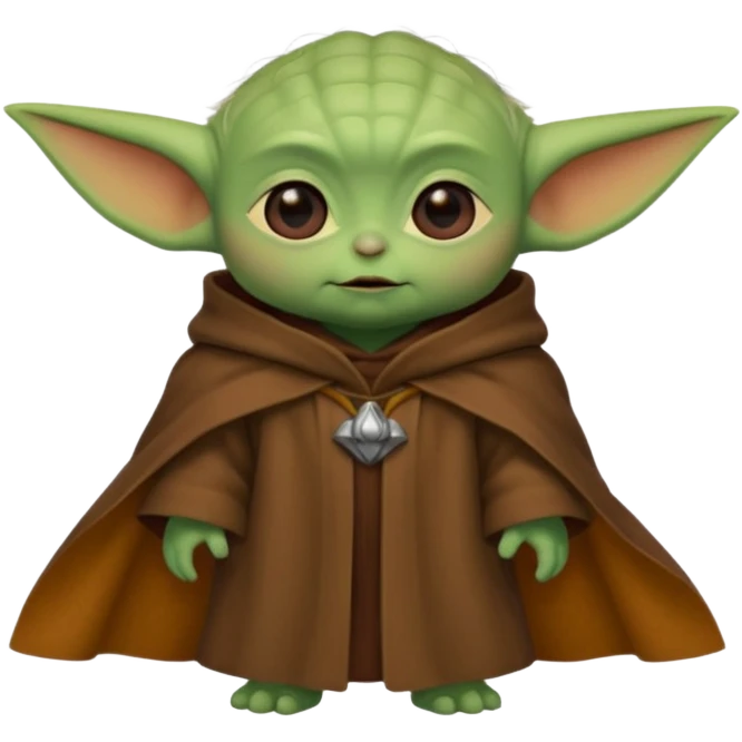 Baby yoda autumn  emoji