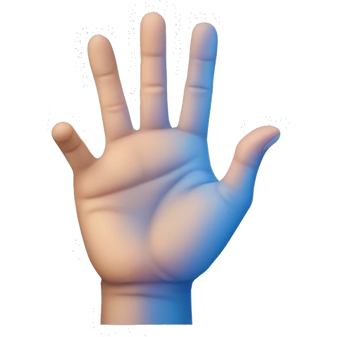 Hand with half of a ring finger  emoji