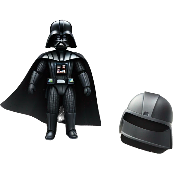 Darth Vader at the beach emoji