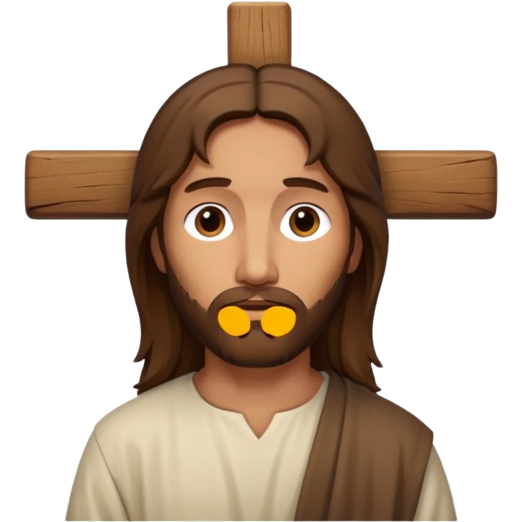 Jesus Christ on his cross  emoji