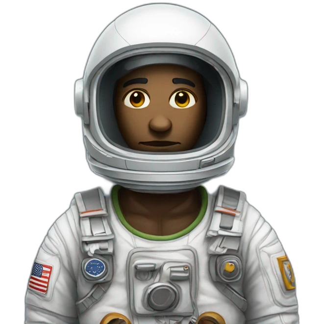 Astronaut thug emoji