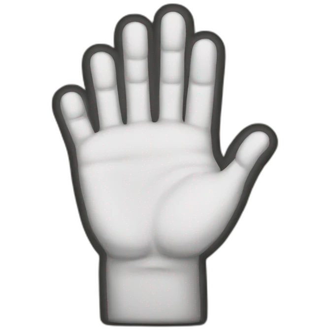 gym hand emoji