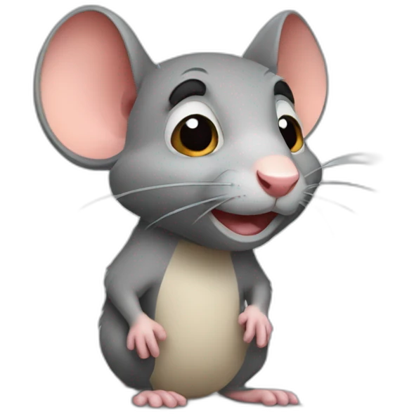 cartoony rat emoji