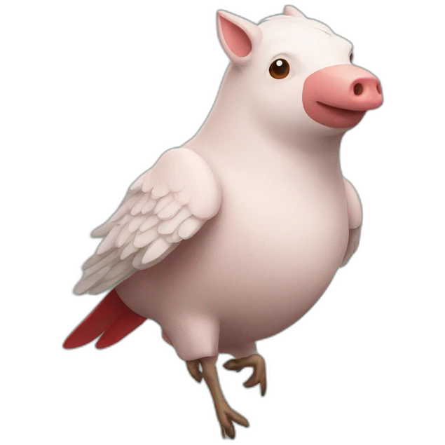 cerdo volador emoji