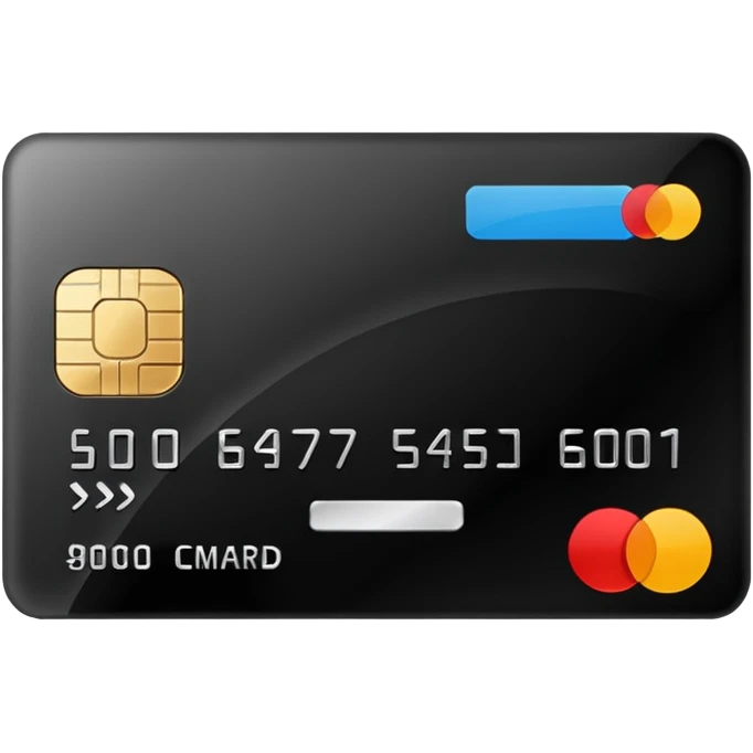 black credit card, no text emoji