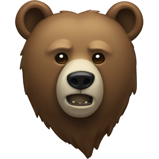 dead bear emoji