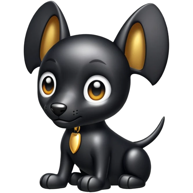 Pincher black emoji