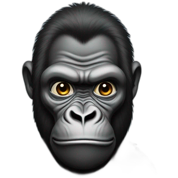 gorilla-style emoji
