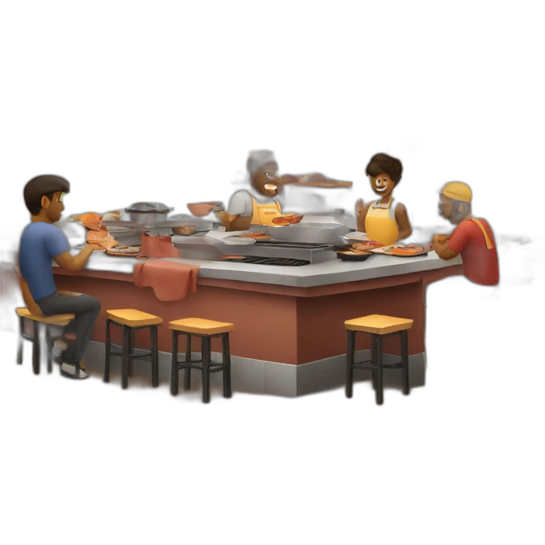 barbecue restaurant emoji