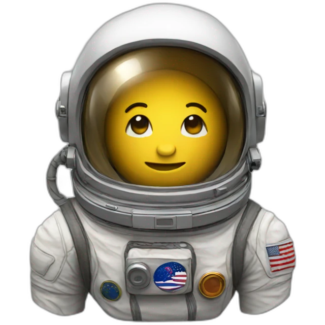 Astronaut helmet emoji