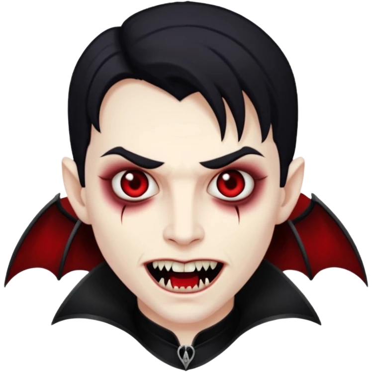 a picture of me as a vampire emoji