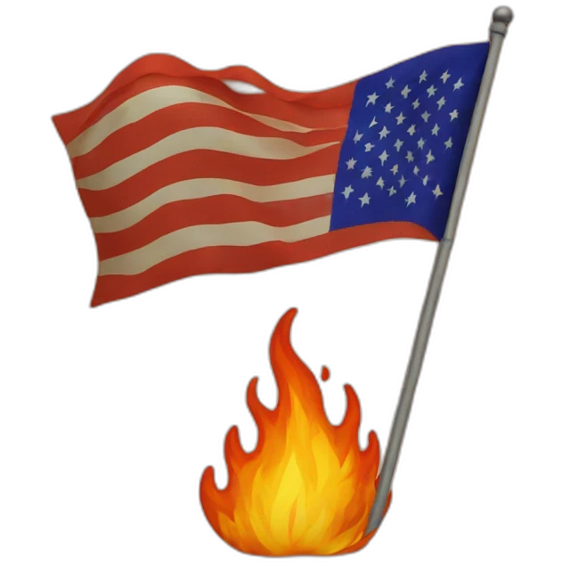 irael flag in fire emoji
