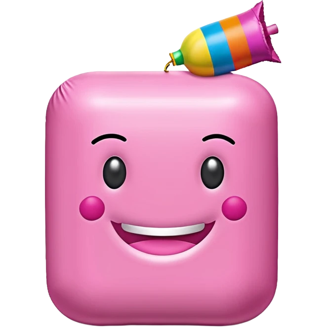 jeff koons spam yeti pink inflatable pinata emoji
