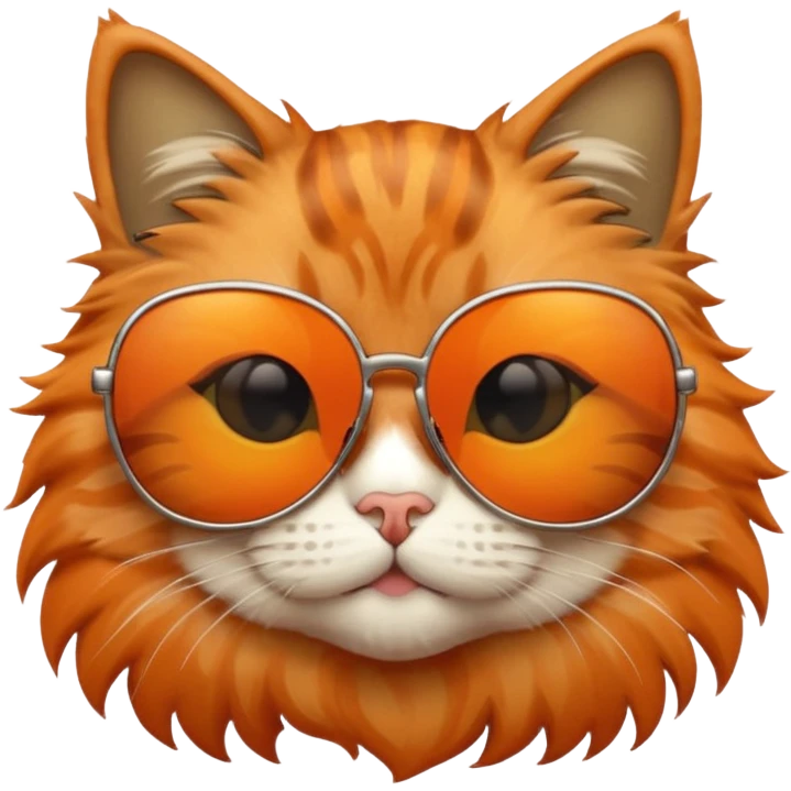Cat wearing sunglasses emoji