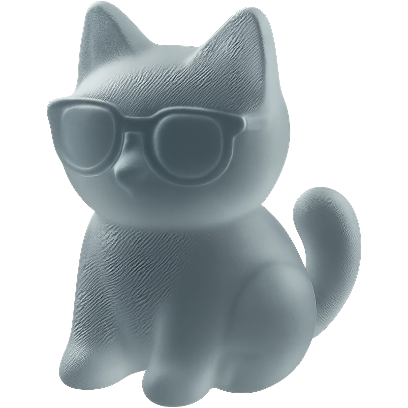 Cat wearing sunglasses emoji