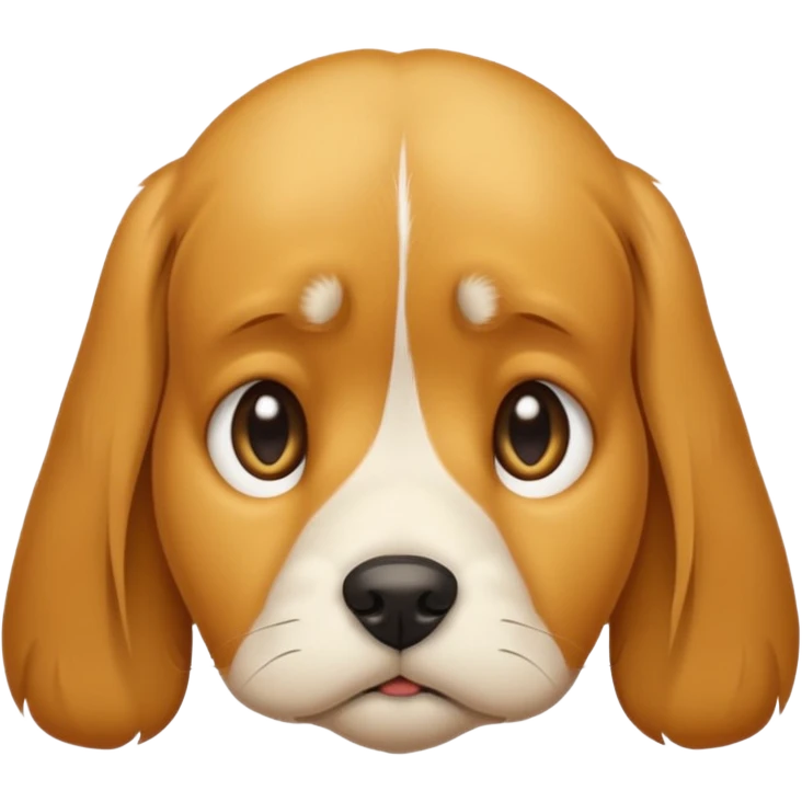Sad puppy emoji