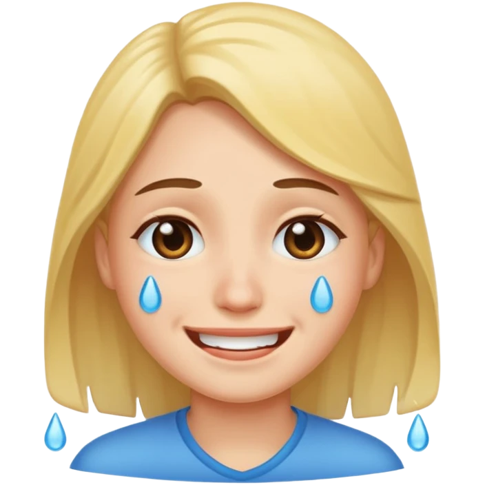 carita sonriente con lagrimas emoji