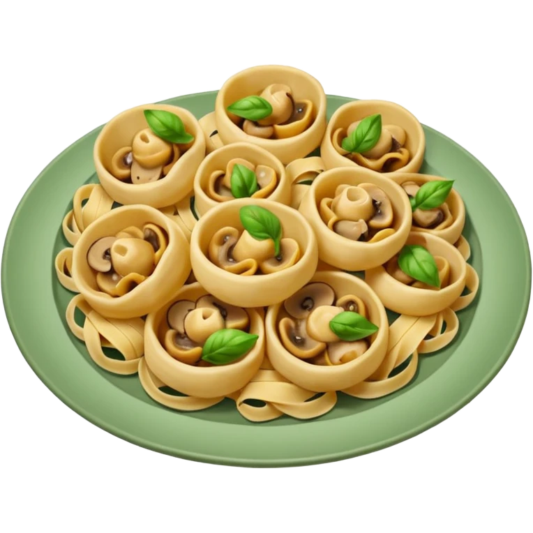 Mushroom tortellini  emoji