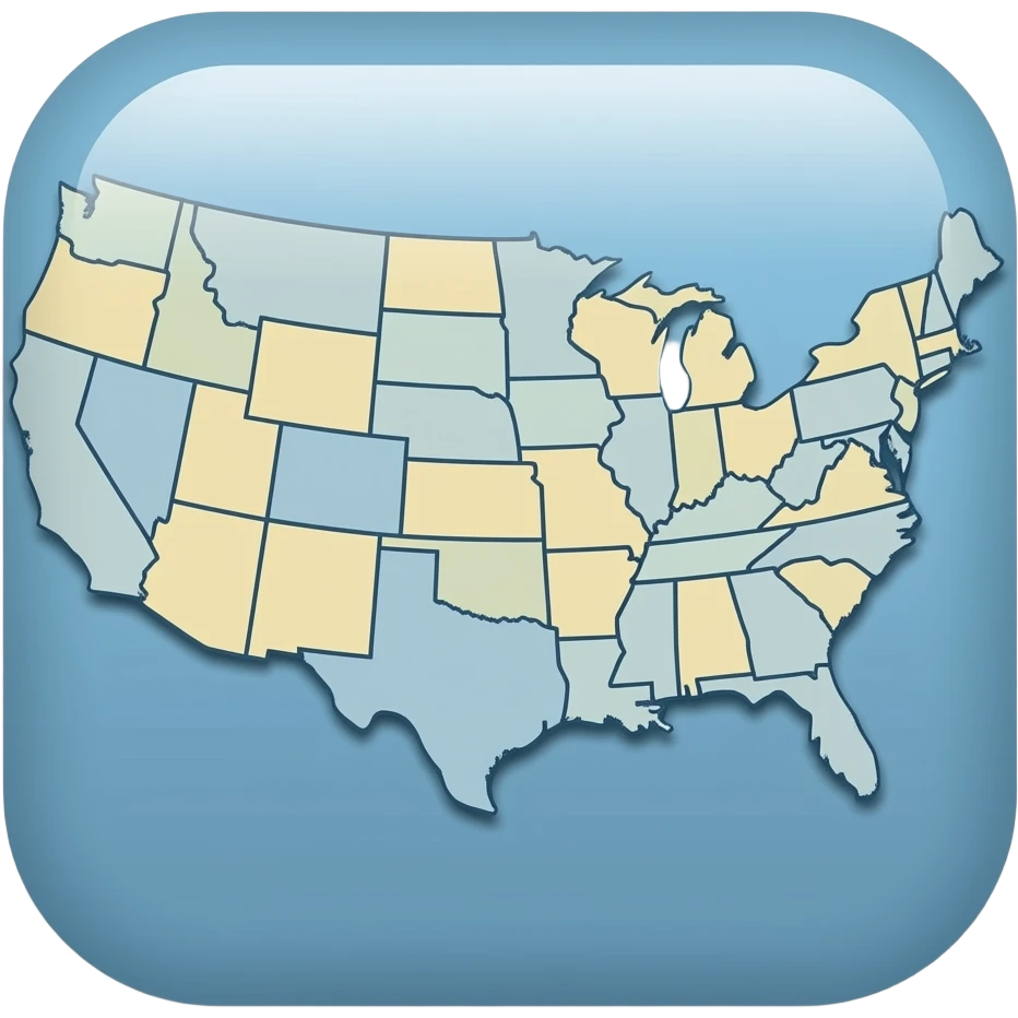 us map icon emoji