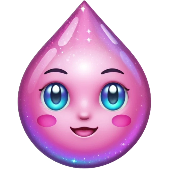 glitter pink game emoji