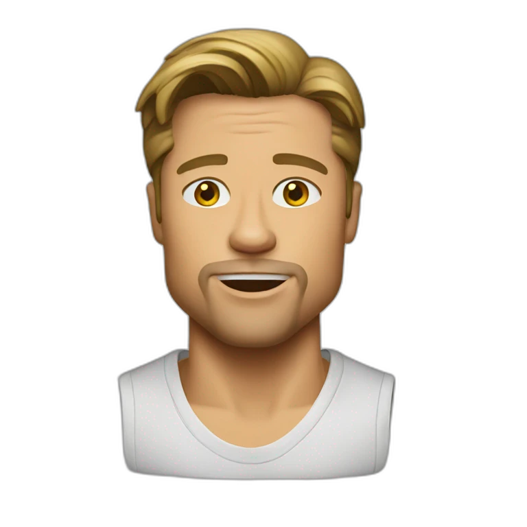brad pitt emoji