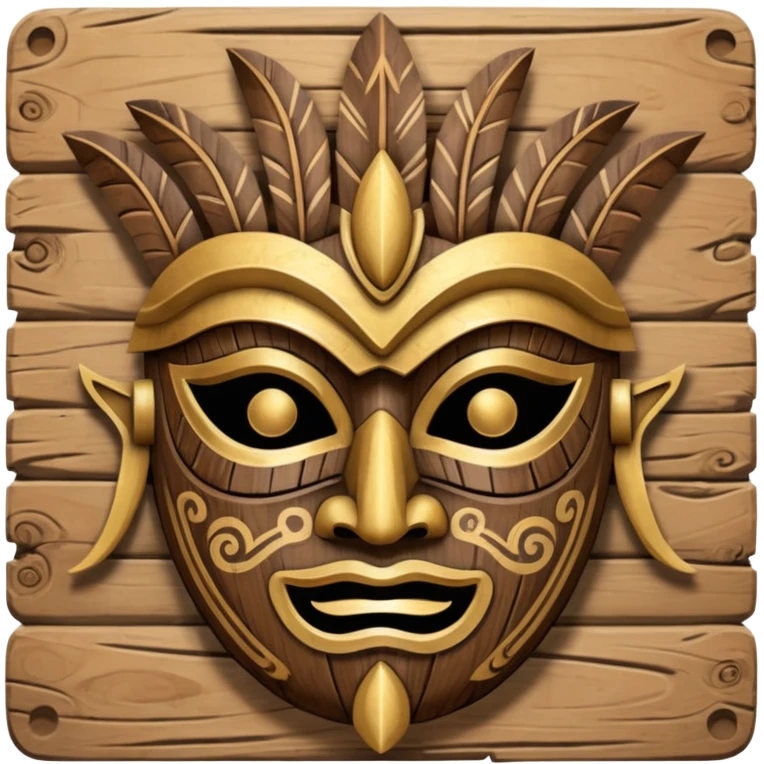 tribal mask emoji