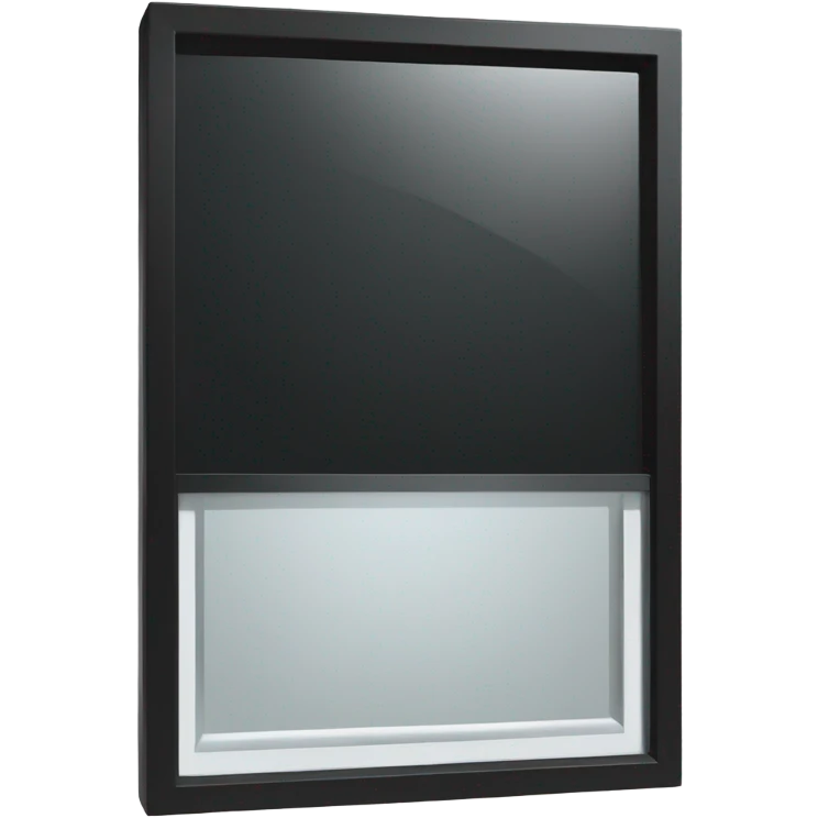 Black window emoji
