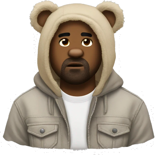 Kanye west bear  emoji