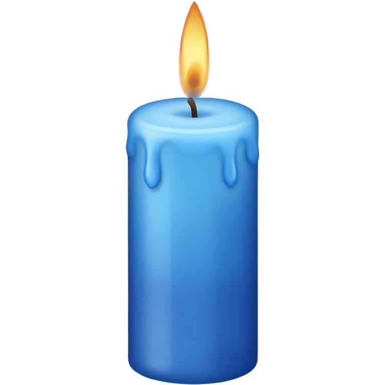 blue candle emoji