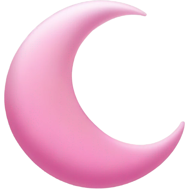 Pink new moon  emoji