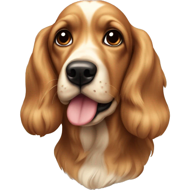 Cachorra cocker  emoji