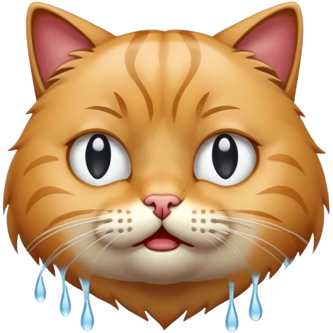 cat crying emoji