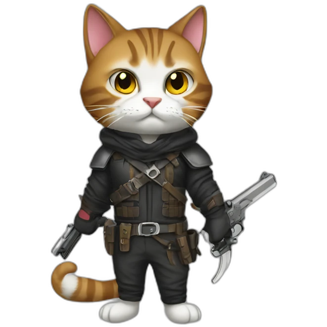 Assassin cat emoji