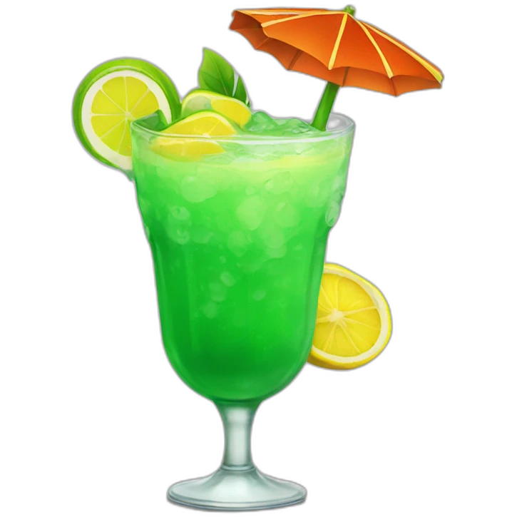 Dracofeu drink a limonade emoji