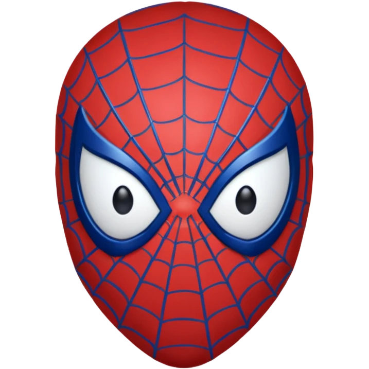 Spiderman face emoji emoji