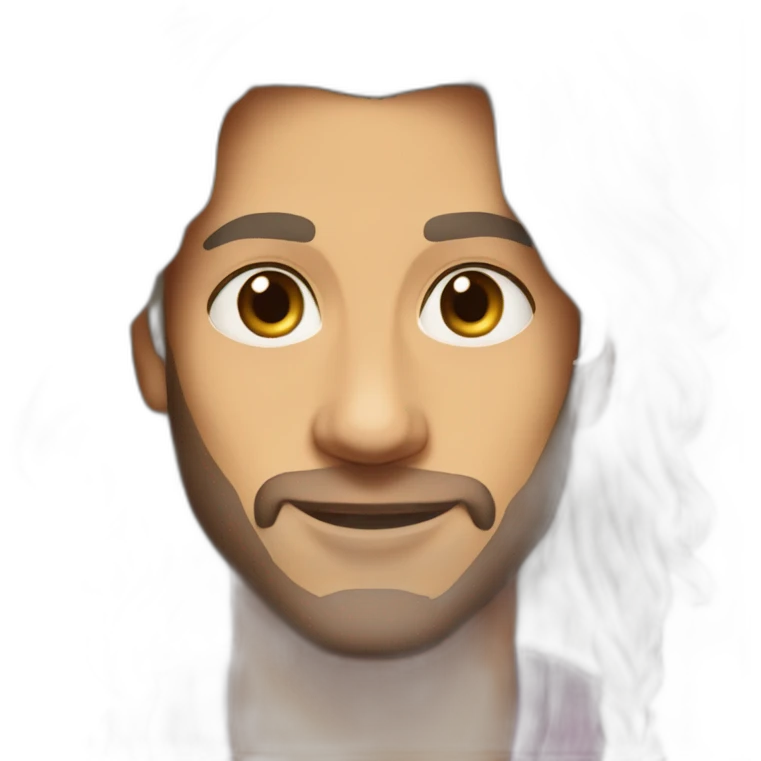 Mohammed Avdol with drag log hair  emoji