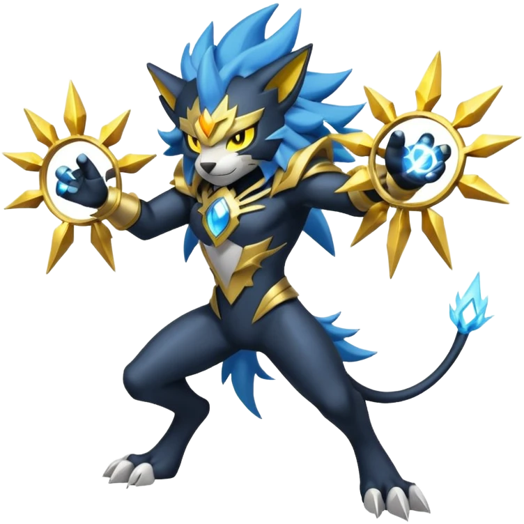 Luxray-Solgaleo-fusion emoji