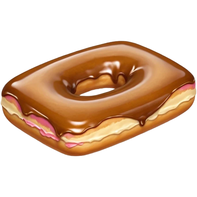 maple bar rectangular donut without a hole emoji