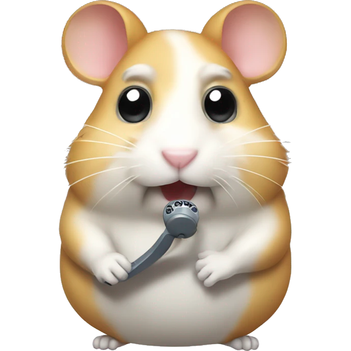 hamster call phone emoji