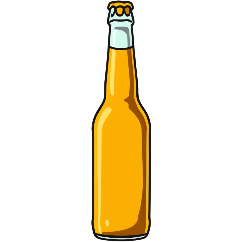 beer bottle emoji