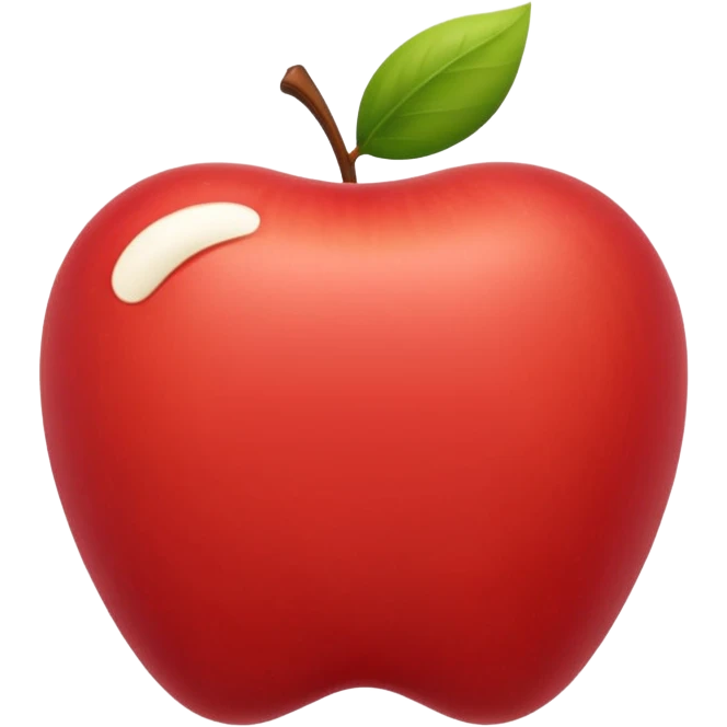 muscle fiber in a diastolic relaxed state, simplified, expressive, apple emoji style emoji