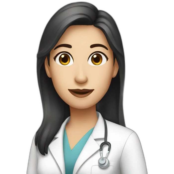 Female dermatologist emoji