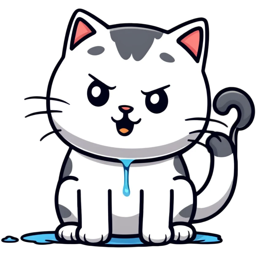 cat vomiting emoji